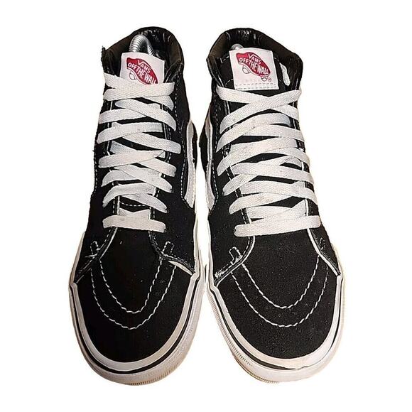 Vans SK8-Hi TC6D Black Suede High Top Lace Up Skateboard Mens Size 6, Womens 7.5 - Picture 4 of 9